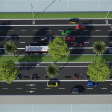 Remodelació de l'Avinguda Diagonal. 3D, Animation, and Architecture project by Toni L. - 05.10.2016