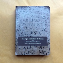 Diseño y maquetación del libro "Inscripcions llatines de Palma". Design gráfico projeto de Jordi Cerdà Santacreu - 18.05.2015