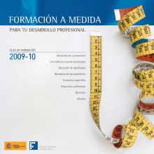FORMACIÓN A TU MEDIDA. Direção de arte, Design editorial, e Design gráfico projeto de Eduardo Alonso - 09.02.2010