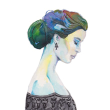 Portada para la novela Crisálida. Traditional illustration, and Graphic Design project by Mónica Gallart - 04.30.2015