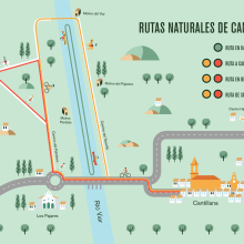Rutas naturales de Cantillana Ein Projekt aus dem Bereich Grafikdesign von Miguel Ferrera García - 12.05.2016