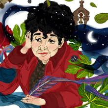 Libera Rosalía. Traditional illustration project by Aurora Cascudo Román - 05.14.2016