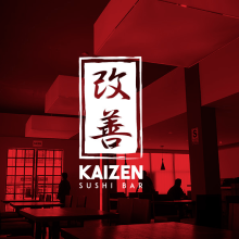 Kaizen Sushi Bar. Een project van  Ontwerp y Grafisch ontwerp van Masashi Uehara - 16.05.2016