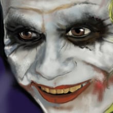 Joker. Traditional illustration project by Jesús Aparicio Armero - 09.01.2011
