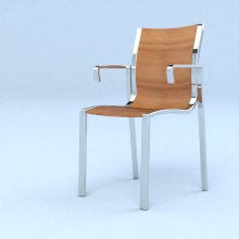 PARENTHESIS Chair. Design, 3D, Furniture Design, Making, and Product Design project by Belén Collado Bañuls - 03.02.2014