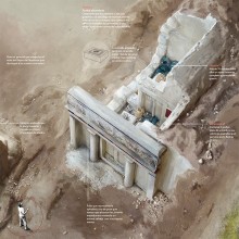 El Gran Túmulo / National Geographic. Un proyecto de Ilustración tradicional e Infografía de Almü - 30.04.2016