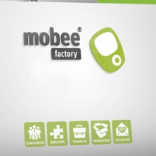 Web Mobee Factory. Projekt z dziedziny UX / UI, Projektowanie graficzne, Projektowanie interakt, wne i Web design użytkownika Niko Tienza - 29.07.2014