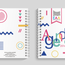 Agenda Escolar. Design projeto de Toni Buenadicha - 26.05.2016