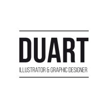 Logotipo personal_ DUART. Br, ing, Identit, Graphic Design, T, and pograph project by Raquel Duart - 05.29.2016