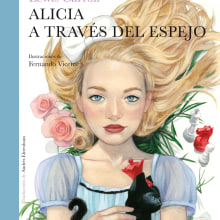 Libro ilustrado "Alicia a través del espejo" - Lewis Carroll - Nórdica Libros  . Ilustração tradicional projeto de Fernando Vicente - 29.05.2016