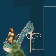 Serie Shoes. Een project van  Ontwerp,  Beeldende kunst, Grafisch ontwerp y Collage van Karina Andrea Hereñú - 29.05.2016