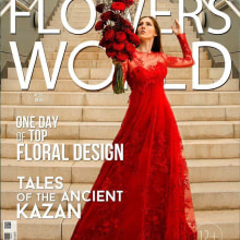 Tapa de revista de Flowers World . Fotografia projeto de Leonardo Sandoval - 19.08.2015