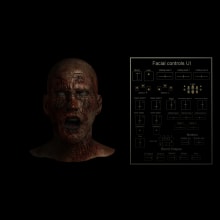 Rig Facial Maya 2016 + UI + mutation. Un proyecto de 3D y Animación de javier sánchez díaz - 06.06.2016