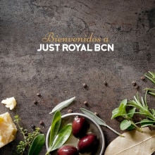 Diseño web, fotografía y branding para el espacio gastronómico Just Royal Barcelona. Een project van Fotografie,  Br, ing en identiteit y Webdesign van Oh! My brand - 09.06.2016