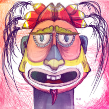 Crazy colours!. Un proyecto de Ilustración tradicional y Diseño de personajes de Yolanda Pérez Sánchez - 10.06.2016