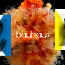 Cuarteto Bauhaus | Logotipo. Projekt z dziedziny Design, Br, ing i ident i fikacja wizualna użytkownika Isaias Rubio - 24.04.2016