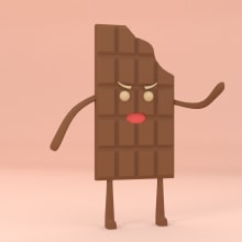 El chocolate es malo. Un proyecto de Diseño y 3D de Aceysele Castellano - 15.06.2016