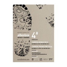 Cartel IV Carrera por Montaña de Albentosa. Design, and Graphic Design project by Sara Llinares Bosch - 06.19.2016