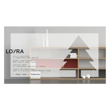 Felicitación de Navidad Loyra Mobiliario. Design, e Design gráfico projeto de Sara Llinares Bosch - 19.06.2016