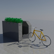 APARCABICI 2.0 - Subterrani. Un proyecto de 3D, Diseño de producto y Arte urbano de María Díez Manjarrés - 21.06.2016