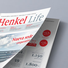 Henkel Life. Design editorial, e Design gráfico projeto de Maria Queraltó - 24.06.2016