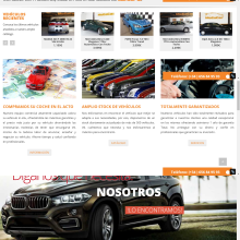 Megacar / Automóviles de segunda mano. Web Design projeto de Francisco Moreno - 09.02.2016