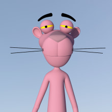 Animación The Pink Panther. Un proyecto de 3D y Animación de Jorge Poveda Garcia - 02.07.2016