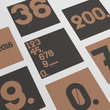 Numbers. Design, T, and pograph project by Pablo Moreno - 07.05.2016