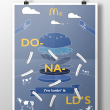 Nueva imagen de McDonald's. Een project van  Ontwerp y Grafisch ontwerp van Sergi Doñate Sala - 05.07.2016