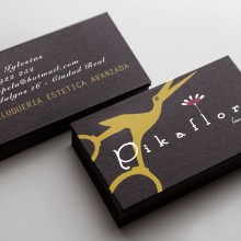 Tarjeta de visita - Pikaflor. Graphic Design project by Margarita Mompeán - 02.05.2011