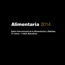 Alimentaria 2014. Animation, Film Title Design, Cooking, Video & Infographics project by Eduard Abadias Vilanova - 07.05.2016
