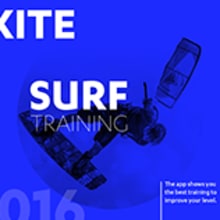 Kitesurf Training App. Graphic Design, and Web Design project by Andrea Ferrandis Salido - 07.06.2016