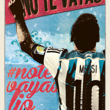 #NoTeVayasLio. Graphic Design project by Mariano Mancini - 07.01.2016