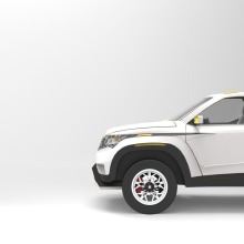 SEAT Pick up Concept Tesis Proyect . Un proyecto de 3D, Diseño de automoción, Diseño industrial, Diseño de interiores y Diseño de producto de Salvador Rus Sanchez - 12.07.2016
