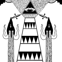 Lighthouse "Illuminati" My Path . Un proyecto de Ilustración tradicional de Art Of HǢl - 30.09.2015