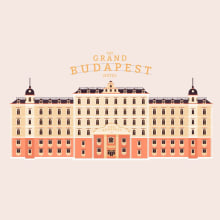 Títulos de crédito El Gran Hotel Budapest. Un projet de Motion design de Diego Ramírez - 12.11.2015