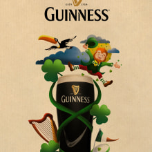 Guinness_Spirit of Ireland. Un proyecto de Ilustración tradicional y Dirección de arte de Oscar MoMad - 16.07.2016