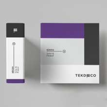 TEKDECO. Br, ing, Identit, Graphic Design, Industrial Design, and Packaging project by Treceveinte - 07.18.2016