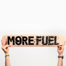 More Fuel. Artesanato, Pintura, e Tipografia projeto de Sergi Solé - 19.07.2016