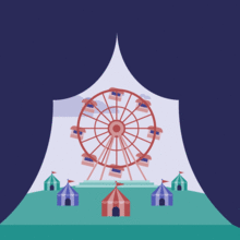 Great Circus of Animation. Projekt z dziedziny Trad, c, jna ilustracja,  Motion graphics,  Animacja i Projektowanie postaci użytkownika David Figueiras García - 20.07.2016