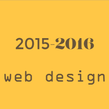 Web design 2015-16. Un proyecto de Diseño, UX / UI, Diseño gráfico, Arquitectura de la información, Diseño Web y Desarrollo Web de Marc Camps Oller - 24.07.2016