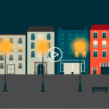 Iluminación Urbana Inteligente - Vídeo. Un proyecto de Ilustración tradicional, Motion Graphics y Vídeo de Verbena - 10.04.2016