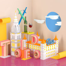 Toledo City. Un projet de 3D de Fabio Spagnoli - 25.07.2016