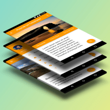 App Material Design. UX / UI, Graphic Design, Interactive Design, and Web Design project by Noelia Caballero - 07.25.2016