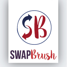 SwapBrush -  Identidad Corporativa Ein Projekt aus dem Bereich Br, ing und Identität, Grafikdesign, Produktdesign, T, pografie und Kalligrafie von Federico Biagioli - 23.11.2015