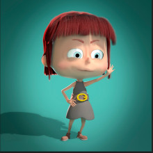 3D MODEL. CHARACTER DESIGN. 3D, Animation, Character Design, and Fine Arts project by Blanca Maeso - 07.31.2016