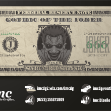 Joker Dolar. Design gráfico projeto de ivan cortes - 01.08.2016