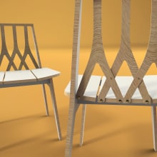 Silla M16/Chair M16. Un proyecto de Diseño, 3D, Arquitectura, Diseño industrial, Arquitectura interior y Diseño de producto de Mauricio Ercoli - 01.08.2016