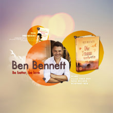 Webdesign for German Novelist Ben Bennett. Web Design projeto de sandra weese - 08.10.2013