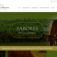 Web corporativa Restaurantes Fogón de Mariana. Un progetto di Marketing, Web design e Web development di Chelo Fernández Díaz - 04.08.2016